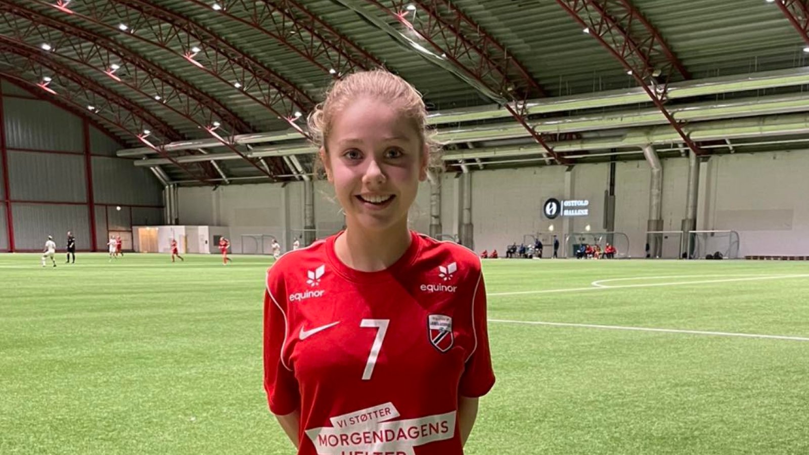 Julie Greve-Bruland på ET samling for J14 i mars